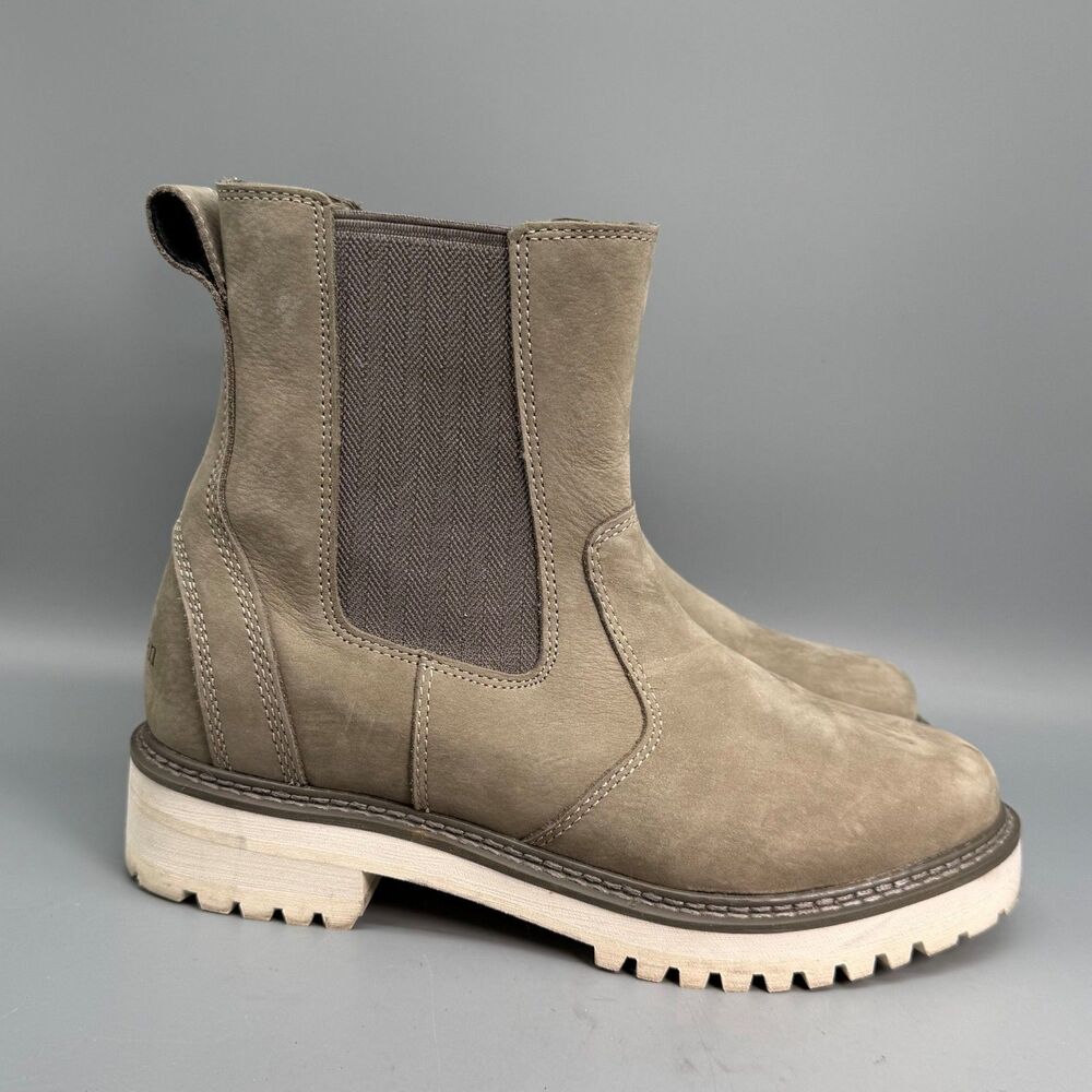 L.L.Bean Camden Hills Women's 9.5 Soft Sable Leather Pull On Chelsea Boots Shoes